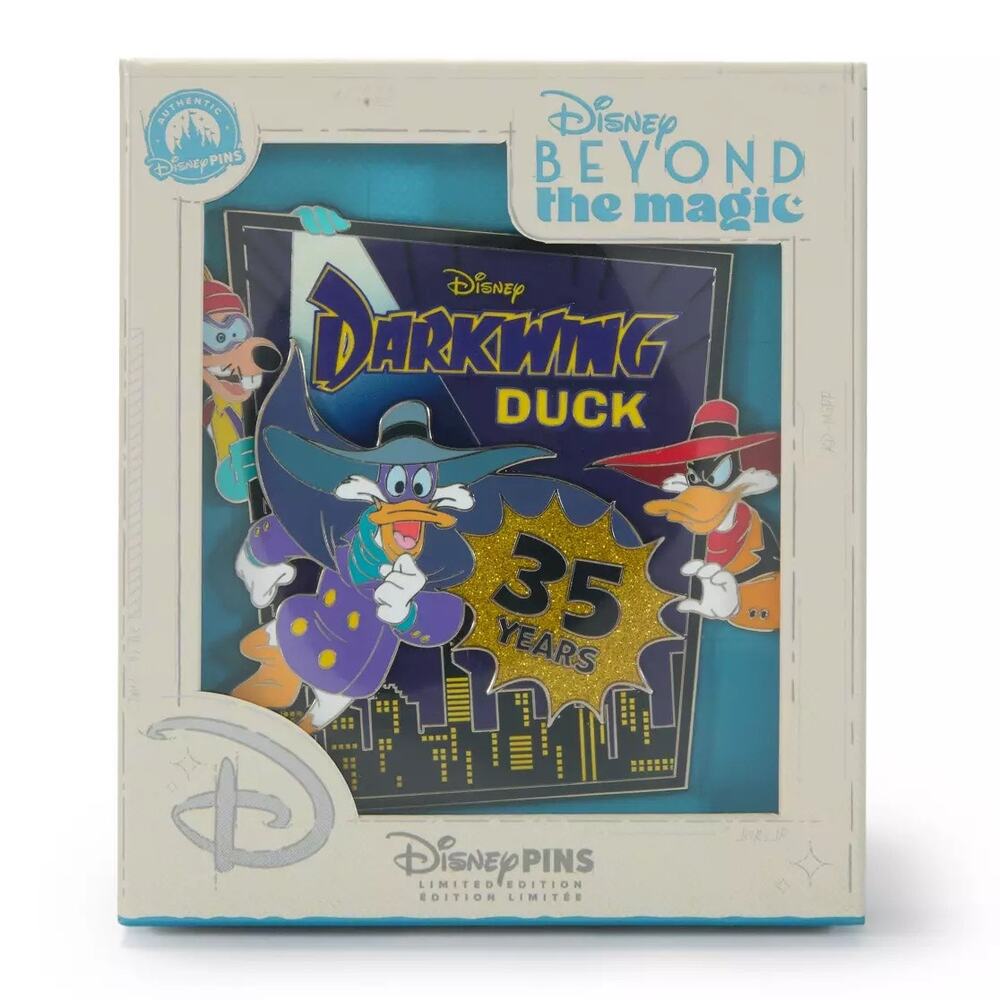 Disney D23 Expo 2026 Beyond the Magic Darkwing Duck 35th Anniversary LE 800 Pin